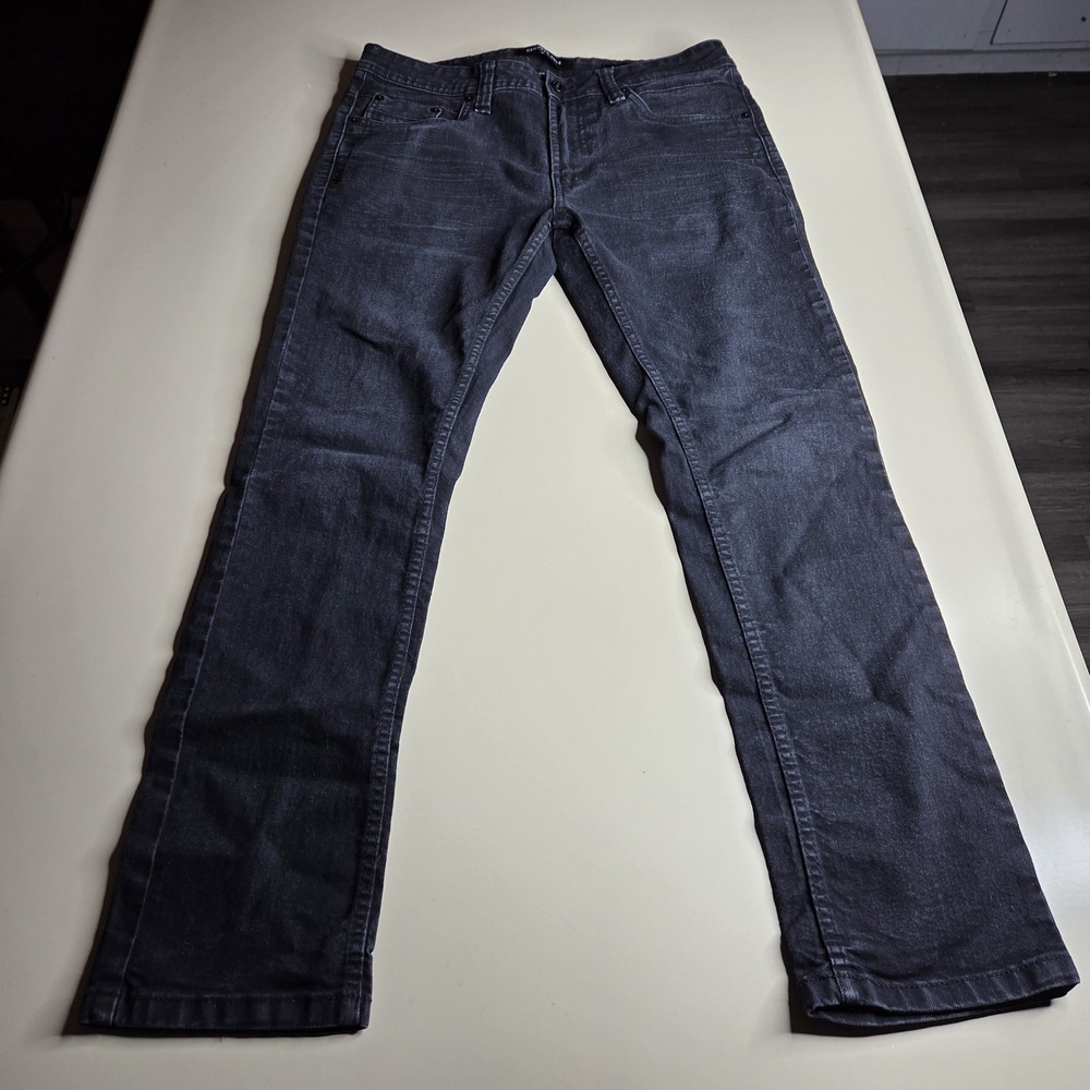Kenneth Cole New York Men's Slim Fit Jeans Black Denim 32x30 Classic Style